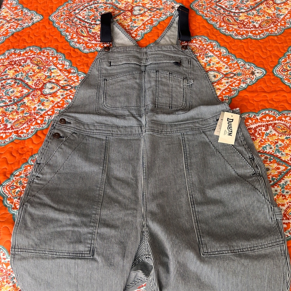 Brand New Duluth Overall Shorts.